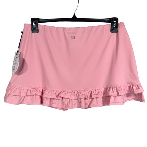 TAIL X-Large JINX Tennis Skort Ruffled Hem Stretch Wicking Lined UPF 50 Pockets - Picture 4 of 10